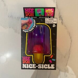 NeeDoh - Nice-Sicle - Super Solid Squish - Blue, Purple & Pink !! 💜